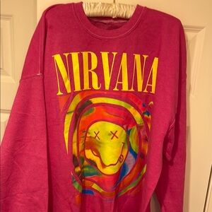 Nirvana Pink Sweatshirt